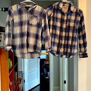 Two flannels kids large